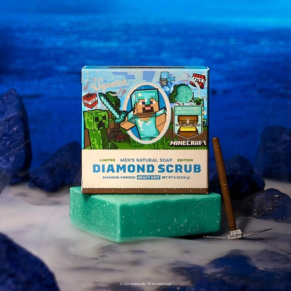 dr squatch Other - Dr Squatch x Minecraft Limited Edition Diamond Scrub Bar Soap